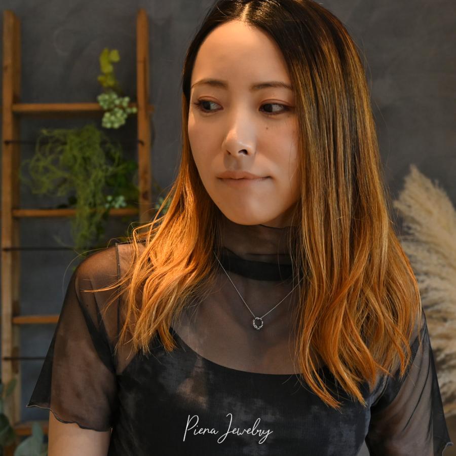 ベビーリング ペンダントトップ ネックレス シルバー925 天然石 誕生石 指輪 バラ お花 シンプル 人気 出産内祝い 爆買の画像