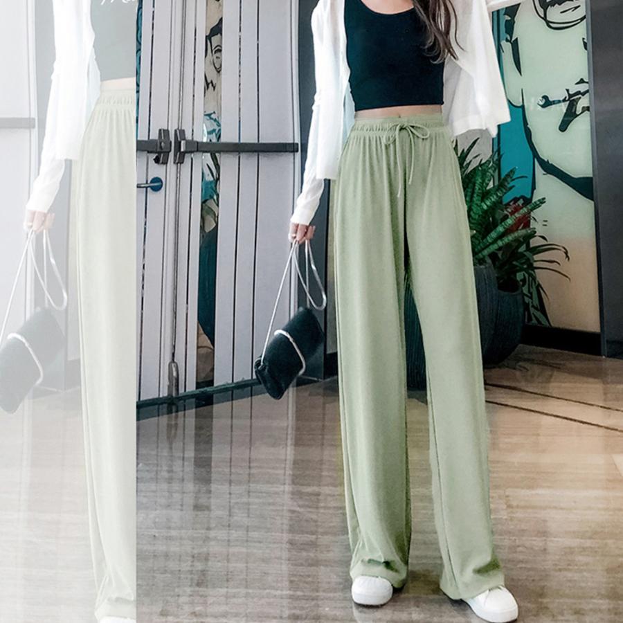 ワイドパンツ ロングパンツ レディース ポリエステル70% 綿30 ワイドパンツ ロングパンツ レディース ポリエステル70% 綿30
