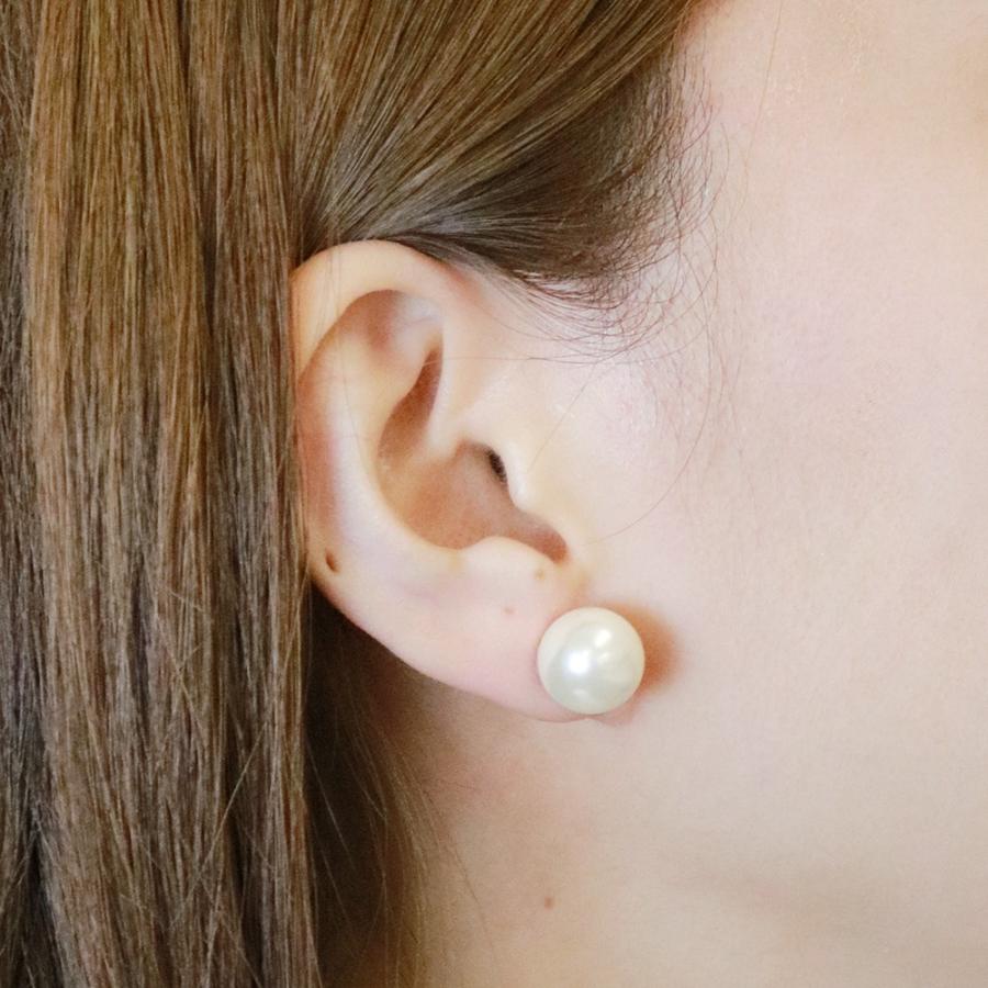 レディース マグネットピアス パール 12mm イヤリング ノンホール 大きめ 目立つ 可愛い シンプル パーティースタイル エレガント 華やか Pc Pt ピアス アクセサリーカラコンpiena 通販 Yahoo ショッピング