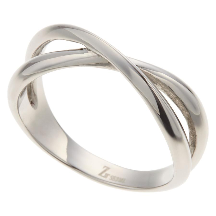 女性に人気！ 指輪 クロス ツートン サージカルステンレス製 リング 金属アレルギー対応 Terzini Zanipolo 指輪