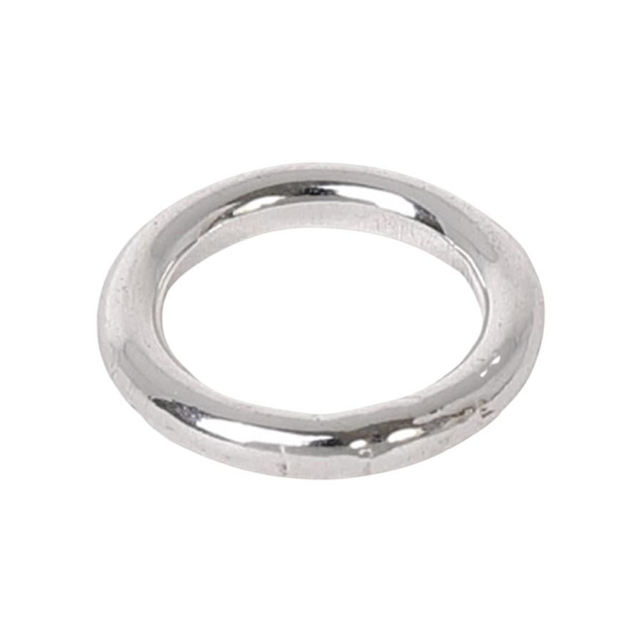 シルバー925 丸カン ロウ付け済み 0.89x6.0mm 10個 接続パーツ 金属