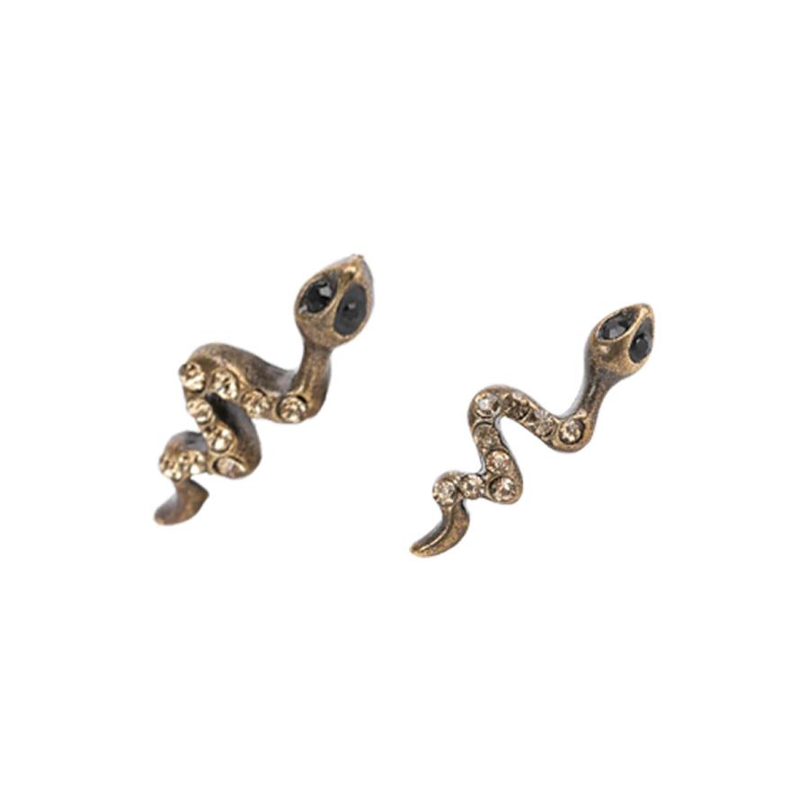 スタッドピアス へび 蛇 スネーク 虫 キラキラ かっこいい チタン製ポスト 金属アレルギー対応 Ss Cpisps 272 ピアス アクセサリーカラコンpiena 通販 Yahoo ショッピング