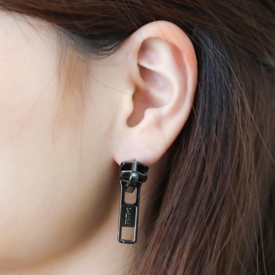 ピアス 日本製 チタン製ポスト ファスナー ジッパー ジップ 四角 ピアス 日本製 チタン製ポスト ファスナー ジッパー ジップ 四角