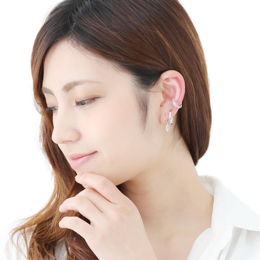 イヤーカフ ラインストーン フープ スターモチーフ 星 3個セット ニッケルフリー 金属アレルギー対応 超歓迎