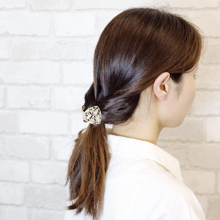 透かしフラワー模様のリボンヘアーカフフック メタル シンプル くるりんぱに挿すだけ ポニー ヘアアレンジグッズ レディース Ss Gp18sps 093 ピアス アクセサリーカラコンpiena 通販 Yahoo ショッピング