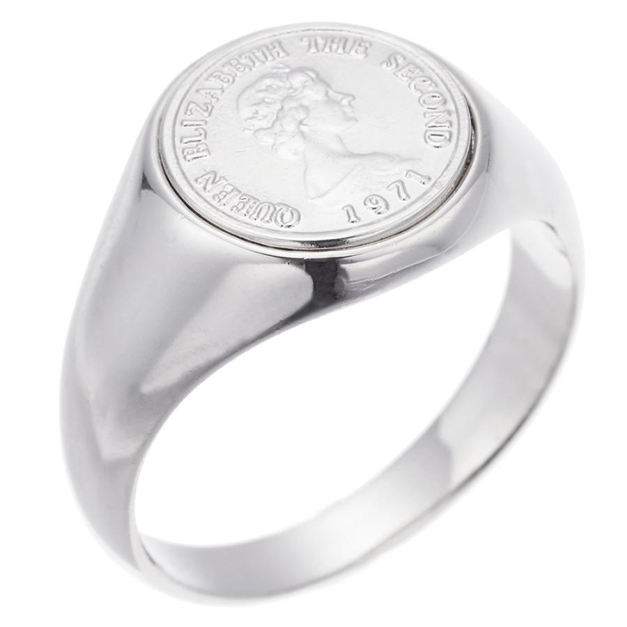 13号 エリザベス女王コインリング ニッケルフリー 低金属アレルギー