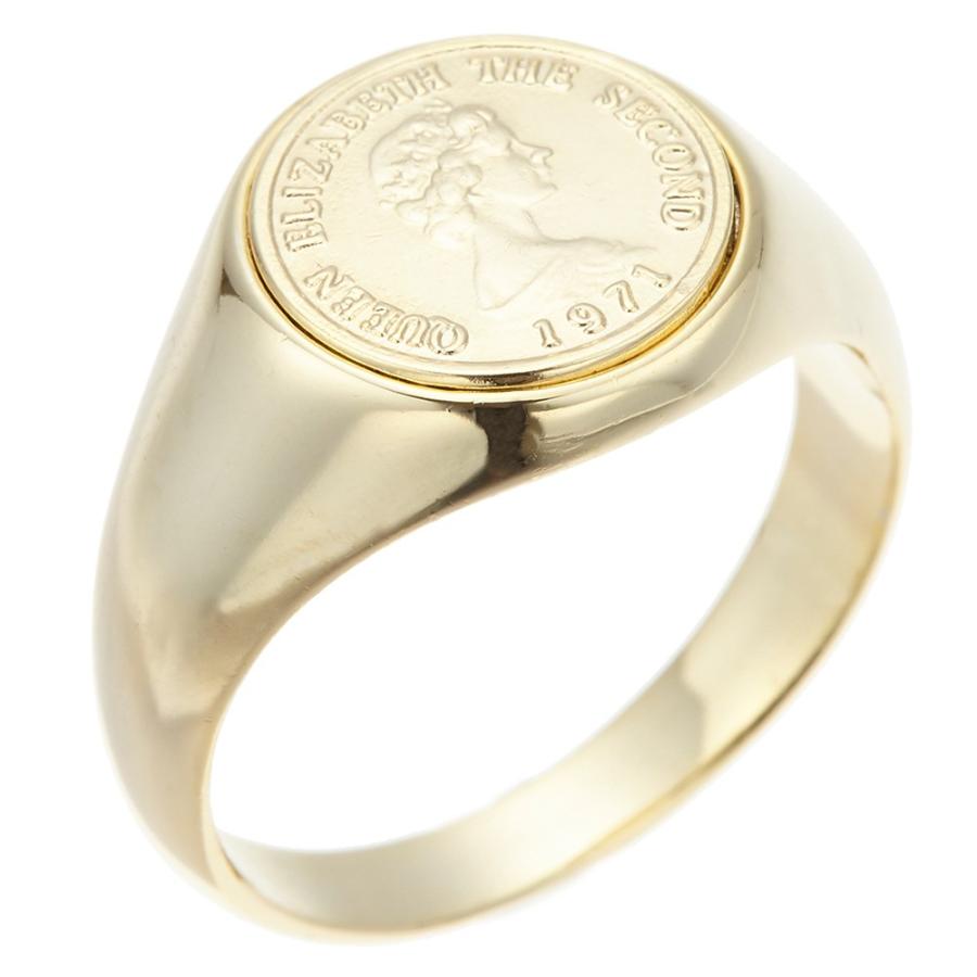 13号 エリザベス女王コインリング ニッケルフリー 低金属アレルギー