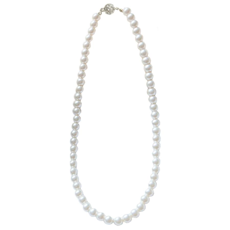 ネックレス フェイクパール 真珠 ワンタッチ フォーマル 冠婚葬祭 40cm 45cm Tio Nc 007 ピアス アクセサリーカラコンpiena 通販 Yahoo ショッピング