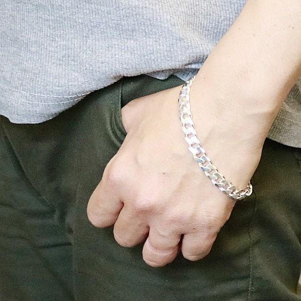 メンズブレスレット チェーンブレスレット シルバー925 スターリング