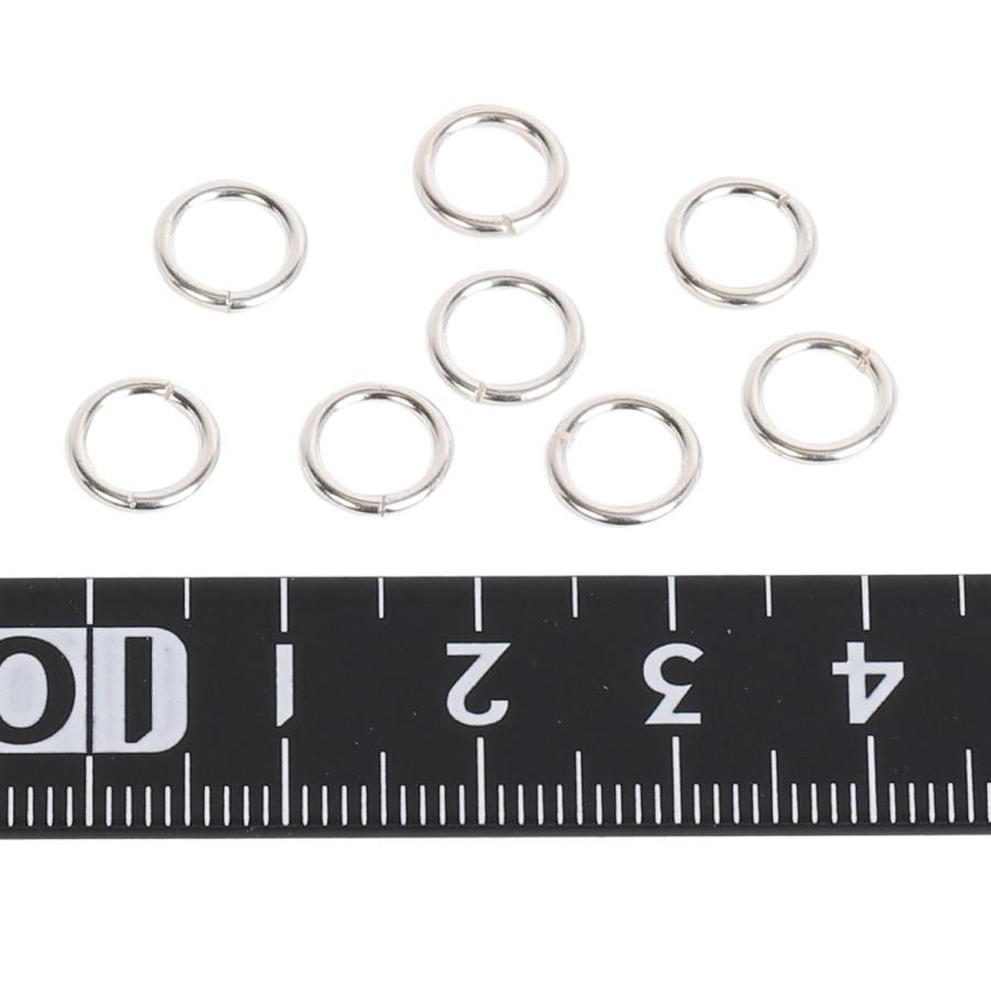 マルカン 8個入り シルバー925 線形1.2mm 内径約6.0mm 外径約8.0mm