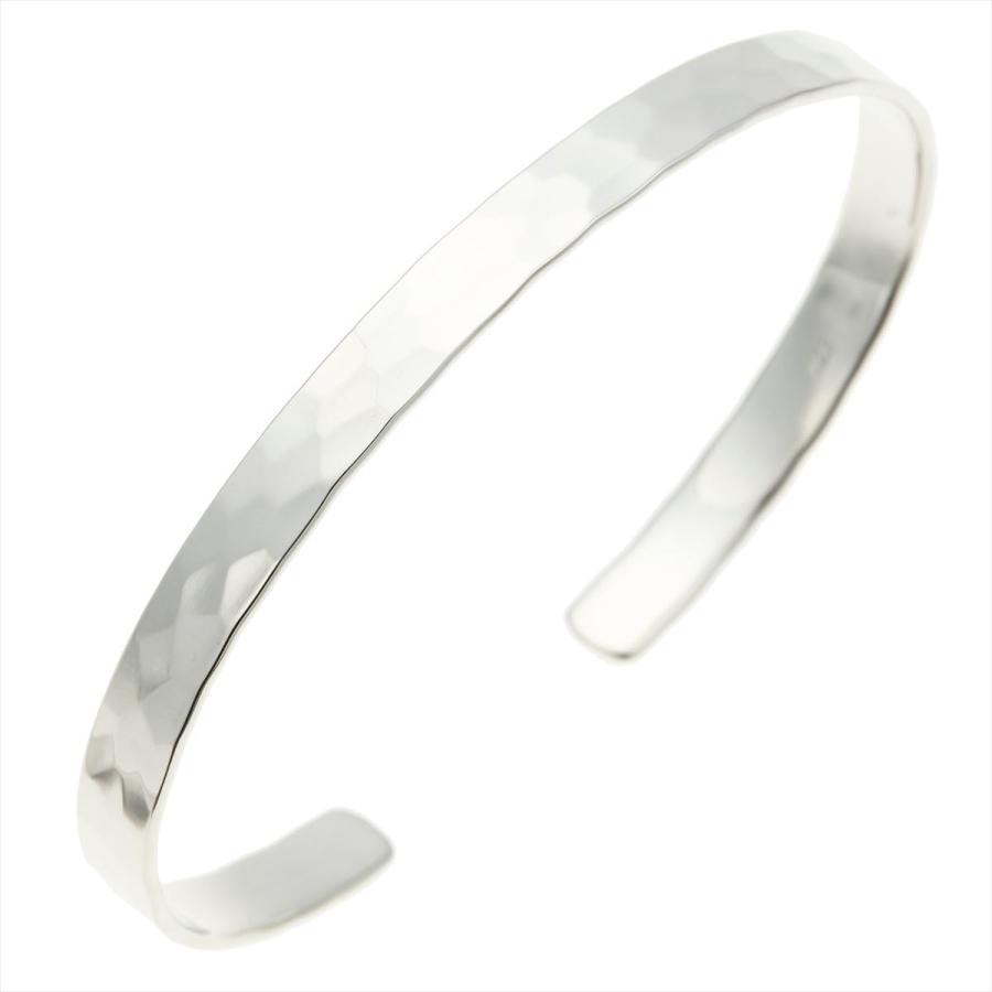 バングル ブレスレット シルバー925製 腕周り20cm シンプル 繊細な