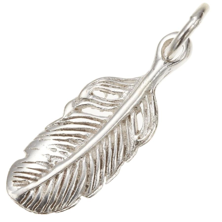 ペンダントトップ シルバー925製 低アレルギー フェザー ミニ