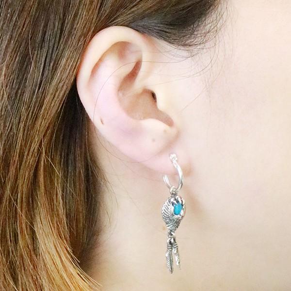ボヘミアンスタイル フリンジピアス シルバーターコイズ ボヘミアンスタイル フリンジピアス シルバーターコイズ 【公式通販】