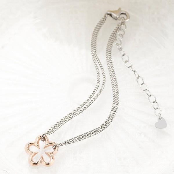 レディースブレスレット オープンフラワーモチーフのチェーンブレスレット お花 低アレルギー アジャスター付 Sus316l ブランド専用ボックス 袋付 Vie B1166 ピアス アクセサリーカラコンpiena 通販 Yahoo ショッピング