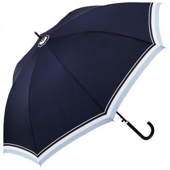 Waterfront スライドリブ 長傘 60cm Aボーダー ダークネイビー U160