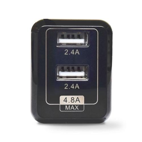 日本トラストテクノロジー USB充電器 cubeタイプ248 (ブラック) CUBEAC248BK｜kagu-plaza｜02