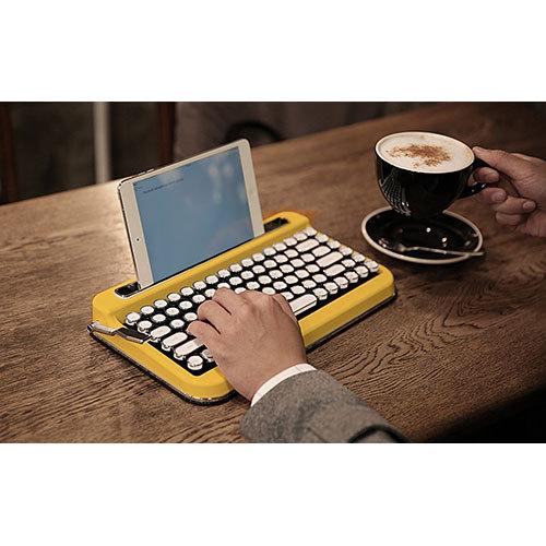AJAX（アイアス） タイプライター風 レトロキーボードPENNA Mustard