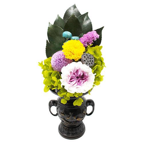 A\u0026K 仏花続きもの 耳あたらしい形のプリザーブドフラワー 凛-Rin- AKM-001 花束、アレンジメント-花、ガーデニング-プリザーブドフラワー