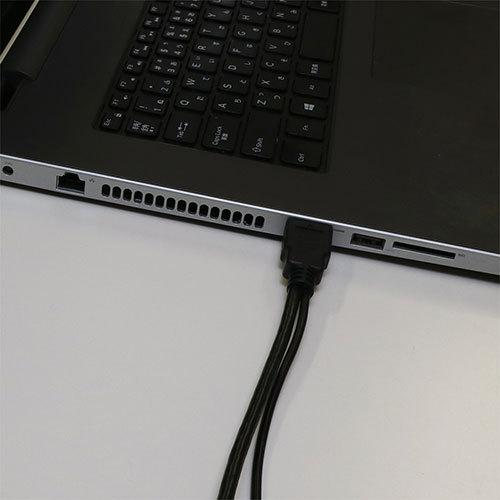 ミヨシ HDMI-Dsub変換ケーブル 3m ブラック HDC-DS30/BK｜kagu-plaza｜04