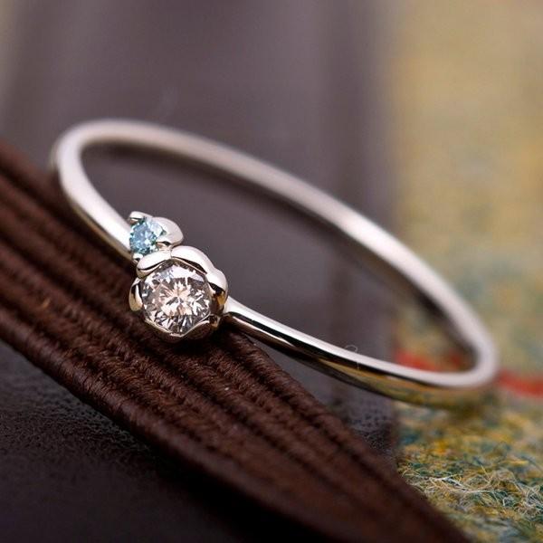 流行 ダイヤモンド リング ダイヤ0.05ct アイスブルーダイヤ0.01ct 合計0.06ct 12.5号 プラチナ Pt950 フラワーモチーフ 指輪 ダイヤリング 鑑別カード付き, CHRONOHEARTS&COCORESALE 0f301ae7