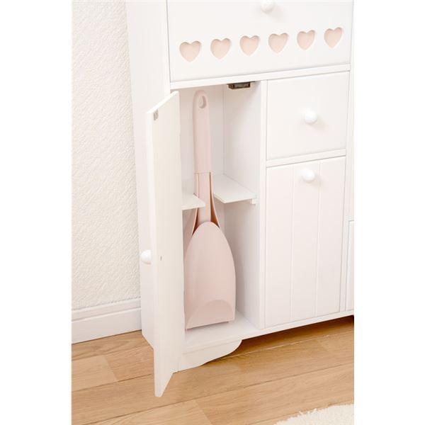 トイレラック トイレ収納 約幅45cm ホワイト スリム 省スペース 完成品 お手洗い 御手洗 収納家具 収納用品の画像