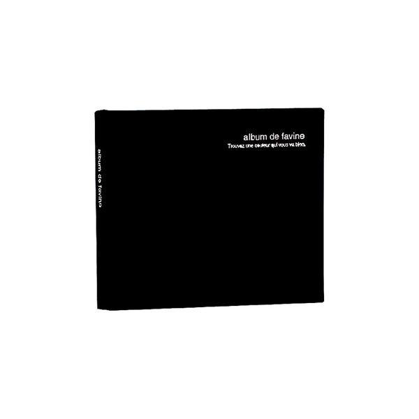 (業務用セット) ドゥファビネ ブックアルバム 写真 ミニ アH-MB-91-D ブラック〔×5セット〕｜kagu-plaza