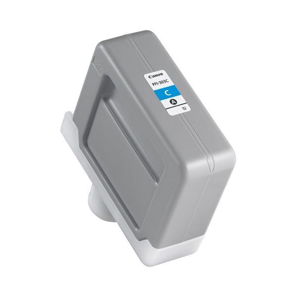（まとめ） キヤノン Canon インクタンク PFI-303 染料シアン 330ml 2959B001 1個 〔×3セット〕