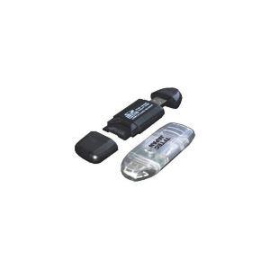 (まとめ)変換名人 カードリーダー 超高速 SDHC 32GB 対応 SDHC-USB2〔×20セット〕