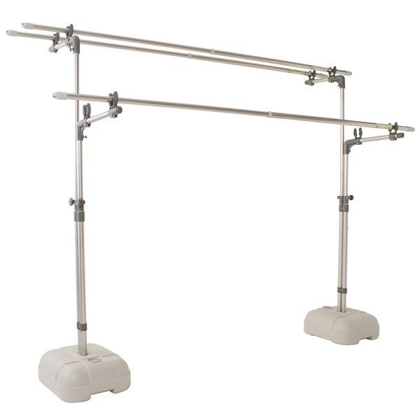 屋外用物干しスタンド/洗濯物干し台 スタンド単品 〔ブローベース付き〕 高さ105〜170cm
