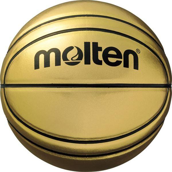 〔モルテン Molten〕 記念ボール バスケットボール 〔7号球〕 ゴールド 人工皮革 BGSL7 〔運動 スポーツ用品 イベント 大会〕