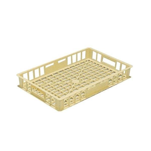〔10個仕かける〕 御盆・めん入れもの/食料雑貨類用入れもの 〔10L 象牙色〕 MK-13