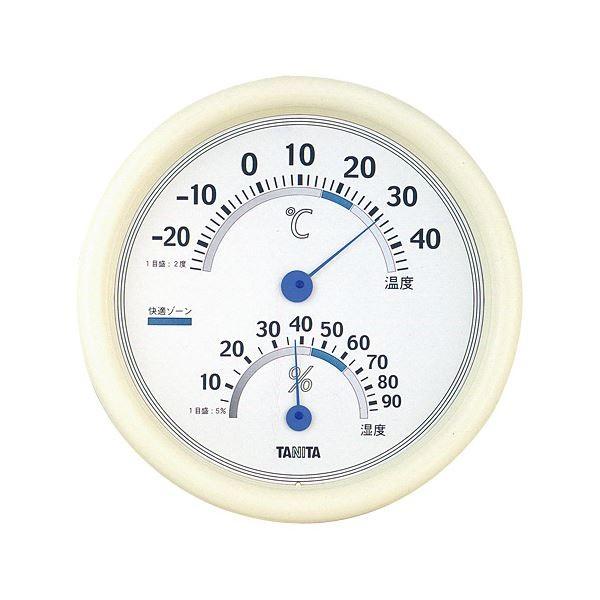 （まとめ） タニタ 温湿度計 TT-513 ホワイト 5個〔×3セット〕