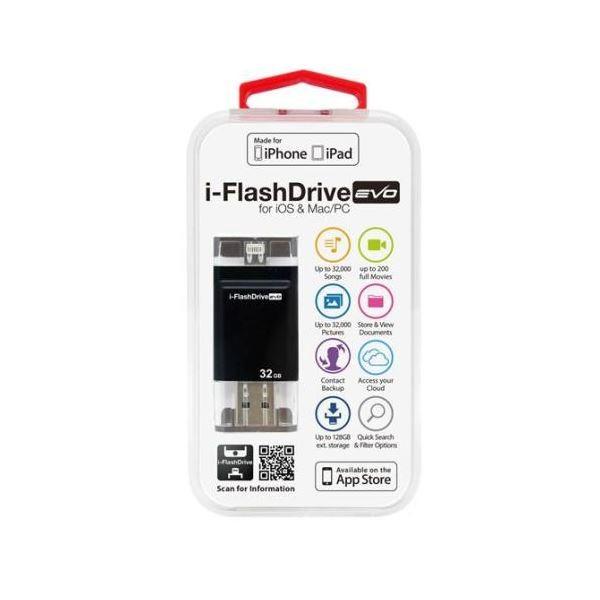 有名なブランド Photofast i-FlashDrive EVO for iOS＆Mac/PC Apple社認定 LightningUSBメモリー 32GB IFDEVO32GB