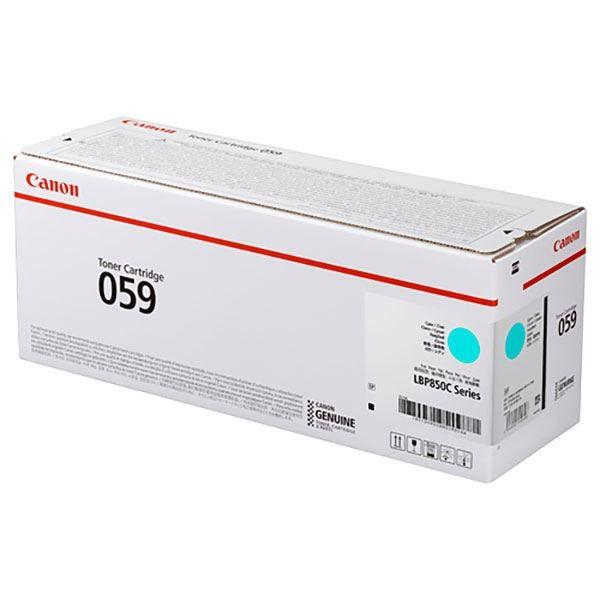 （まとめ）〔純正品〕CANON 3622C001 トナーカートリッジ059シアン〔×5セット〕