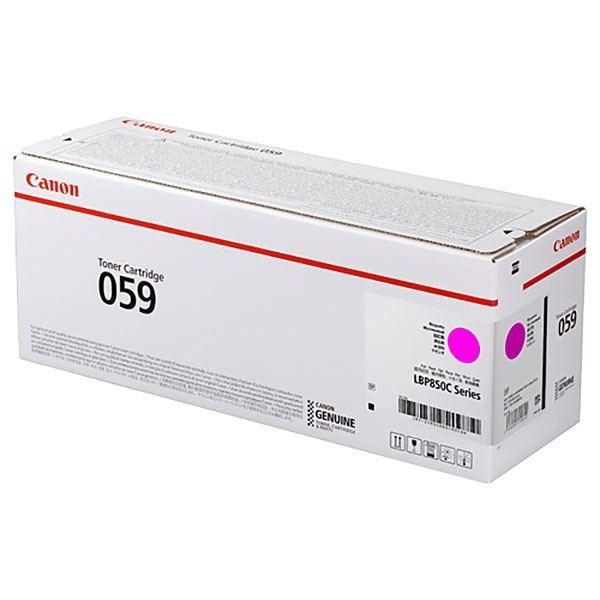（まとめ）〔純正品〕CANON 3621C001 トナーカートリッジ059マゼンタ〔×5セット〕