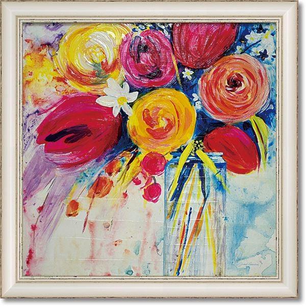 ジャーゲン・ゴッツクラグ Gel細工 工芸枠組み 「シンプリーハッピー」 日本画-楽器、手芸、コレクション-絵画