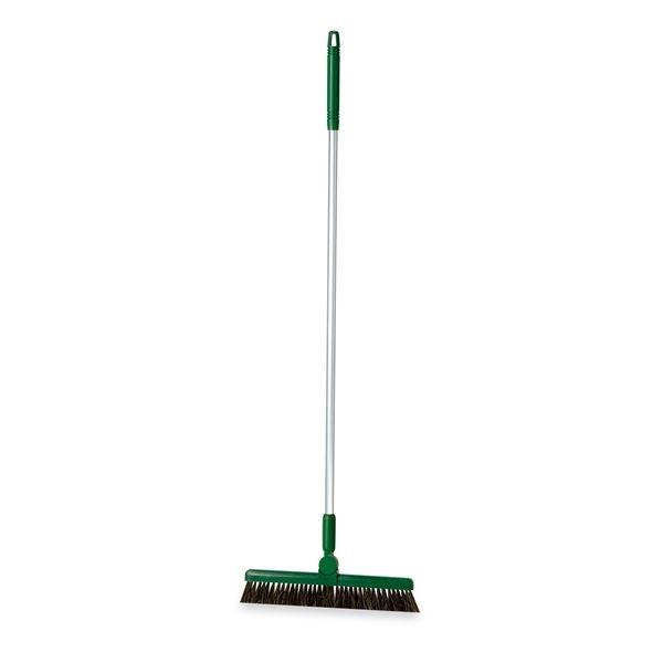 〔まとめ〕 ほうき 掃除用品 1本柄 グリーン 30cm 全長：約101cm BM-2ホーキ30×5セット 箒 清掃用品 生活用品 生活雑貨