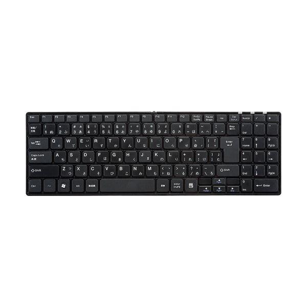 (まとめ）サンワサプライ 静音スリムキーボードテンキー付き ブラック SKB-SL19BK 1台〔×3セット〕