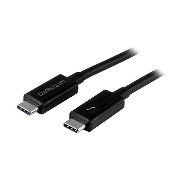 (まとめ）StarTech 1mThunderbolt 3 (20Gbps) USB-C ケーブル TBLT3MM1M 1台〔×3セット〕