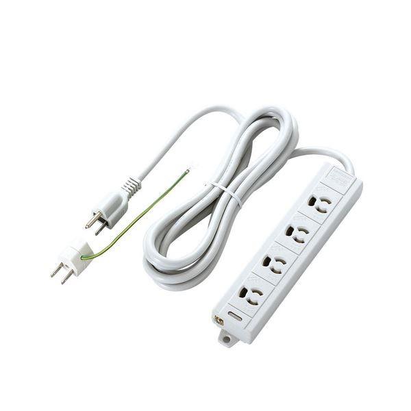 (まとめ) エレコム EU RoHS指令準拠マグネット付抜け止めタップ 3P・4個口 3.0m T-ECOH3430NM 1個 〔×10セット〕