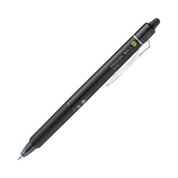 (まとめ) パイロット ゲルインキボールペンフリクションボールノック 0.7mm ブラック LFBK-23F-B 1セット（10本） 〔×10セット〕