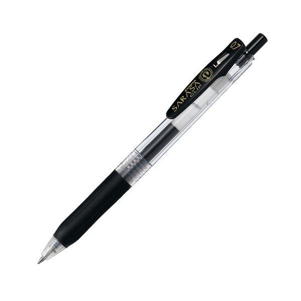 (まとめ) ゼブラ ゲルインクボールペンサラサクリップ 0.7mm 黒 JJB15-BK 1セット（10本） 〔×10セット〕