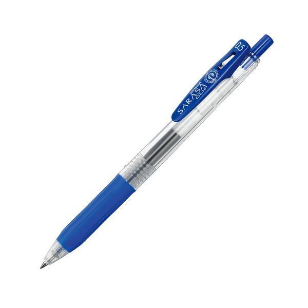 (まとめ) ゼブラ ゲルインクボールペンサラサクリップ 0.5mm 青 JJ15-BL 1セット（10本） 〔×10セット〕