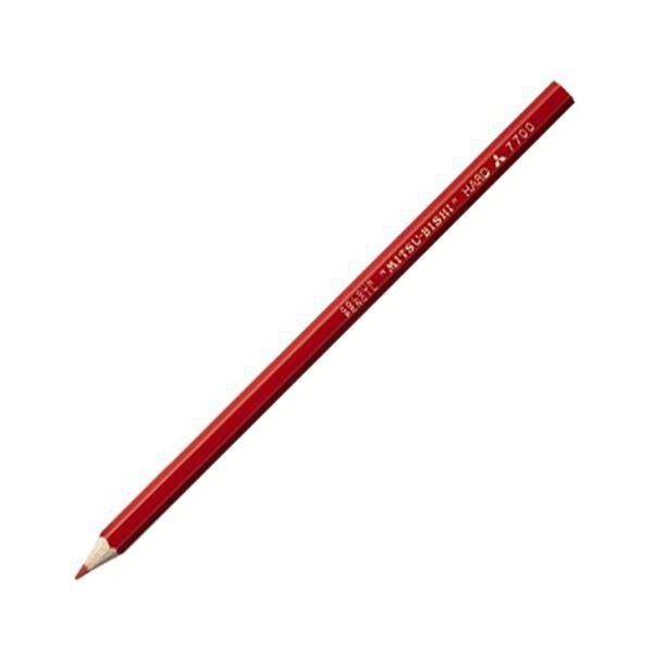 (まとめ) 三菱鉛筆 堅牢さ色鉛筆7700 あかK7700.15 1十二（12本） 〔×10仕掛ける〕 キッチン、日用品、文具-万年筆-筆記用具