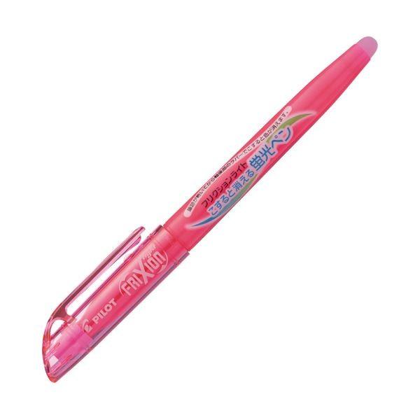 (まとめ) パイロット 蛍光ペン フリクションライトピンク SFL-10SL-P 1セット（10本） 〔×10セット〕