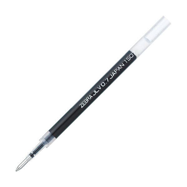 (まとめ) ゼブラ ジェルボールペン替芯JLV-0.7芯 赤 サラサ素っ気ない用 RJLV7-R 1仕掛ける（10本） 〔×10仕掛ける〕 筆記用具-万年筆-文具、ステーショナリー