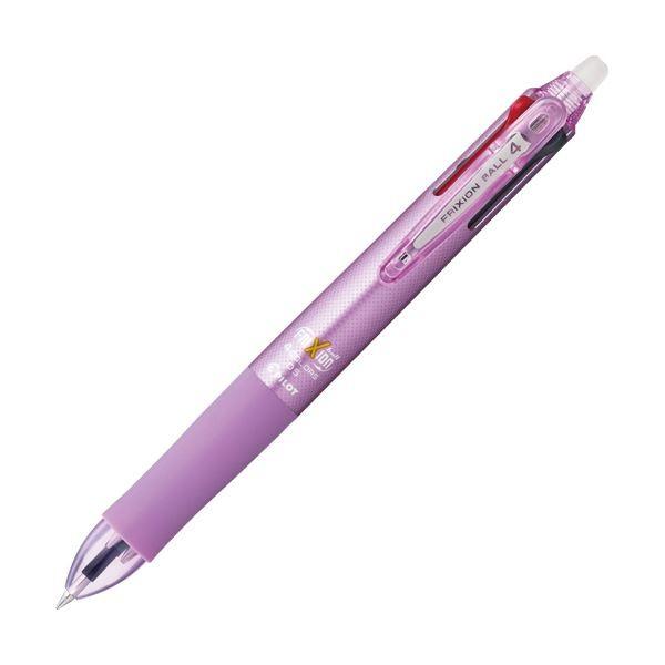 (まとめ) パイロット 多色ゲルインキボールペンフリクションボール4 0.5mm （軸色：ピンク） LKFB-80EF-P 1本 〔×10セット〕