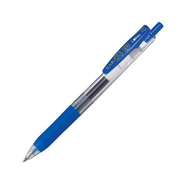 (まとめ) ゼブラ ゲルインクボールペンサラサクリップ 0.7mm 青 JJB15-BL 1セット（10本） 〔×10セット〕
