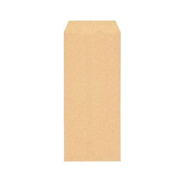(まとめ) ピース R40再生紙クラフト封筒 長470g／m2 〒枠なし 404-80 1ケース（1000枚） 〔×10セット〕