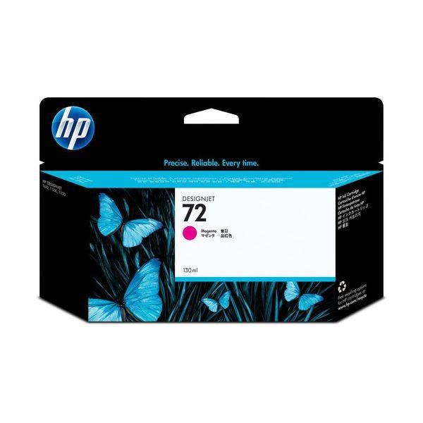 (まとめ) HP72 インクカートリッジ マゼンタ 130ml 染料系 C9372A 1個 〔×10セット〕